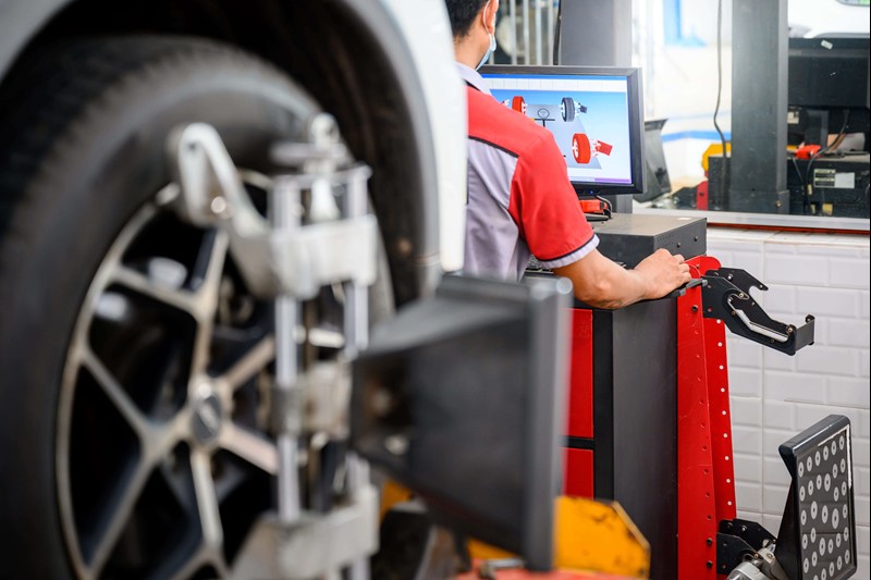 First Stop laser wheel alignment