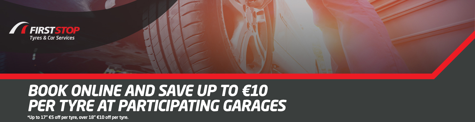 Book Online & Save Up To €10 Per Tyre