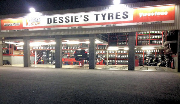 FIRST STOP - Dessie's Tyres (Blackpool)
