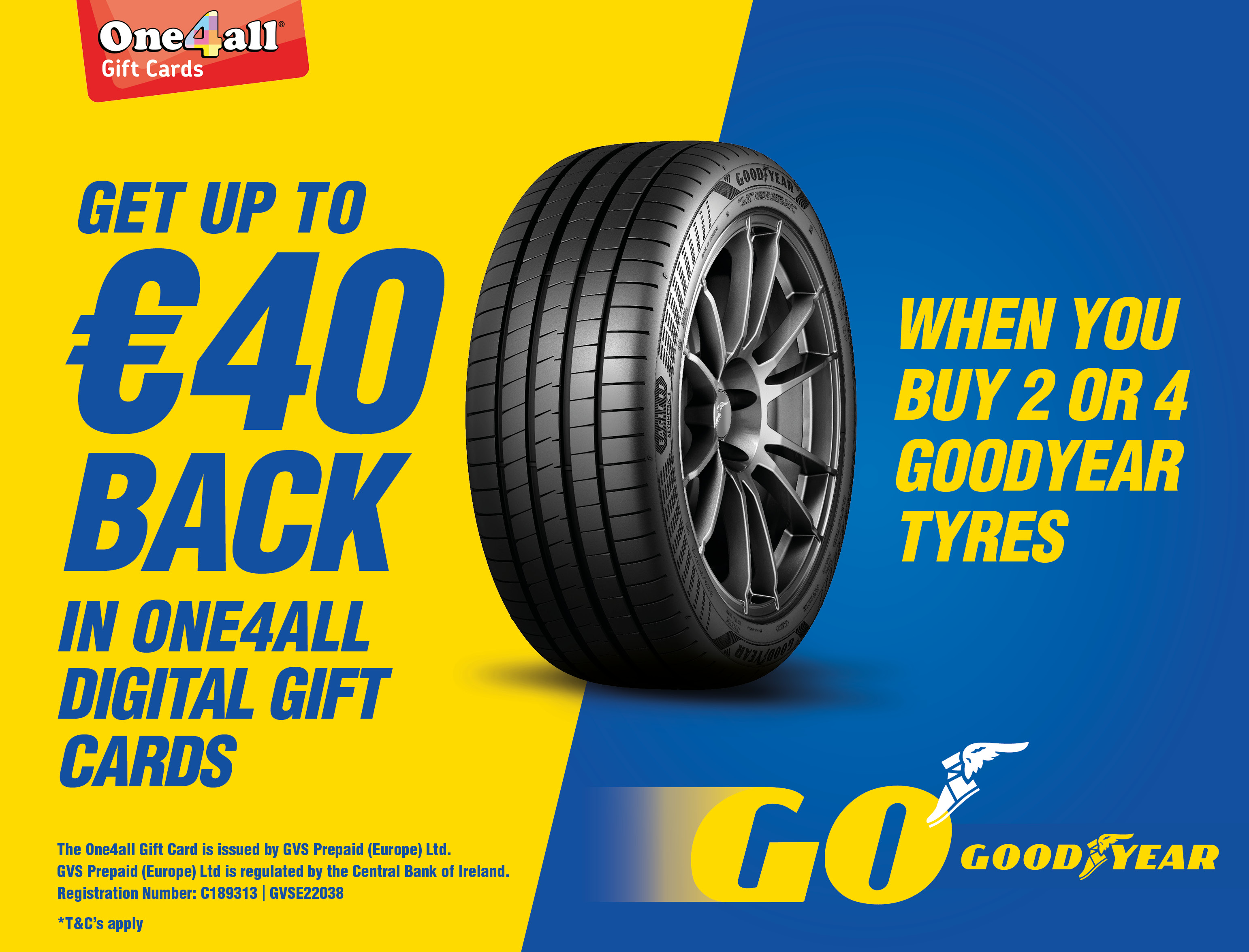 Goodyear tyres promotion