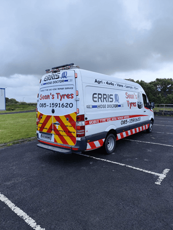 Sean's Tyres Van